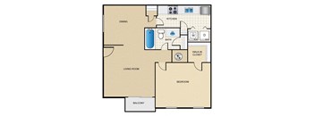 1 Bed, 1 Bath A at Tucker Square, Stone Mountain 30083