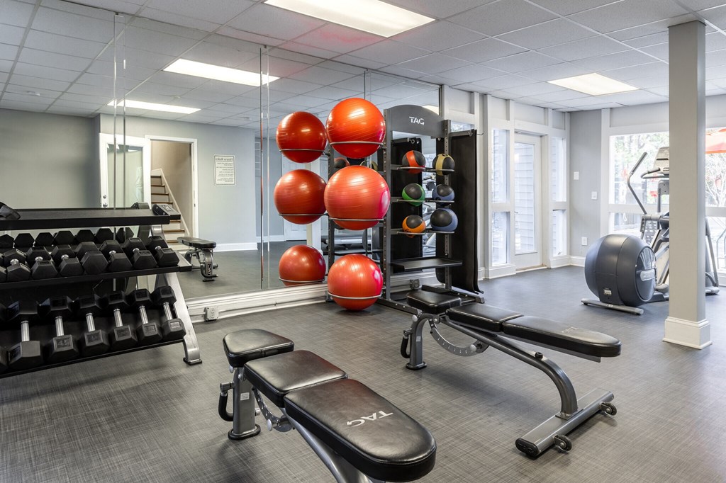 Community fitness center at Tucker Square, Stone Mountain, Georgia