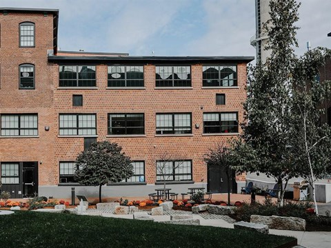 the building where the apartment is located
