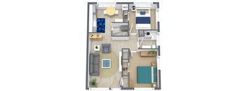Two-Bedroom Floorplan