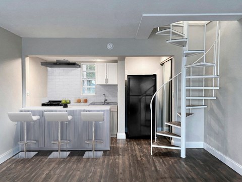 Furnished Townhome Kitchen