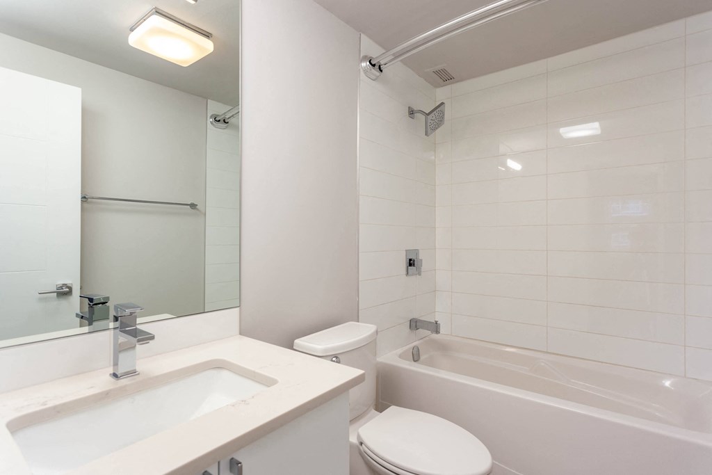 Newly renovated bathroom