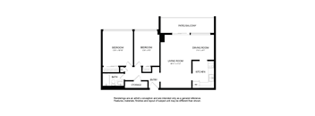 2 Bed 1 Bath