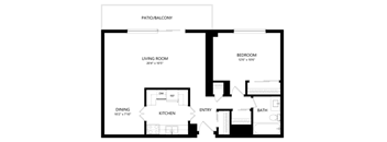 a floor plan of a house