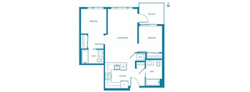 2 Bed 2 Bath