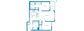 2 Bed 2 Bath