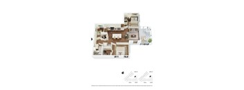2 Bed 2 Bath + Den