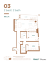 Two Bedroom Floor Plan