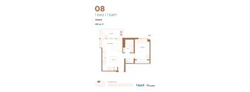 One Bedroom Floor Plan