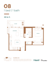 One Bedroom Floor Plan