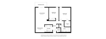 2 Bed 1 Bath