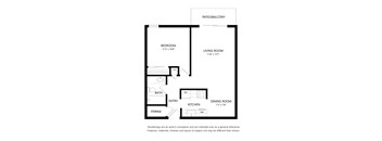 1 Bed 1 Bath