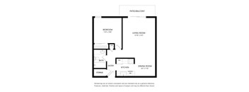 1 Bed 1 Bath