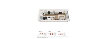 0 Bed 1 Bath + Den