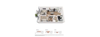 1 Bed 1 Bath + Den