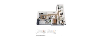 2 Bed 1 Bath