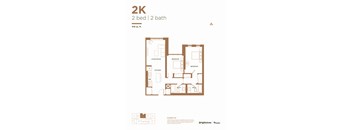 2 Bed 2 Bath
