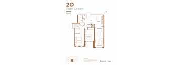 2 Bed 2 Bath + Den
