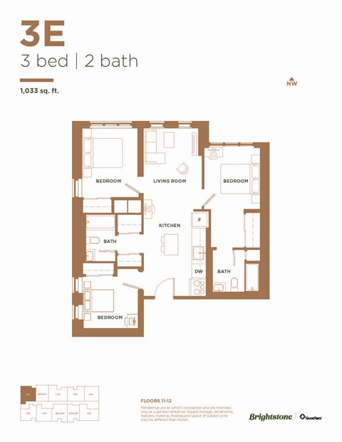 3 Bed 2 Bath