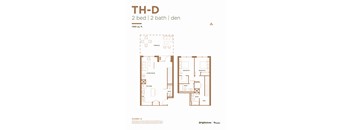 2 Bed 2 Bath + Den
