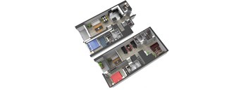 2 Bed 4 Bath