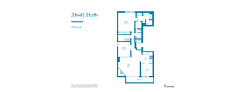 2 Bed 2 Bath
