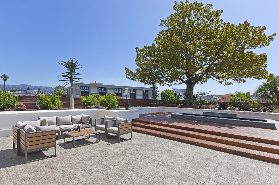 Patio at 1200 Lakeshore, Oakland, CA, 94606