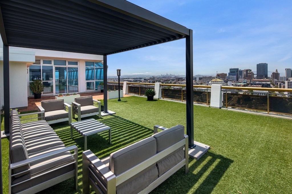 Penthouse Deck at 1200 Lakeshore, Oakland, CA