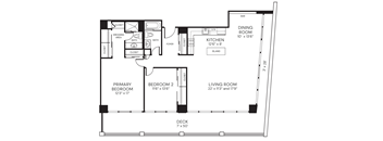 1310sf 2 bedroom 2 bath