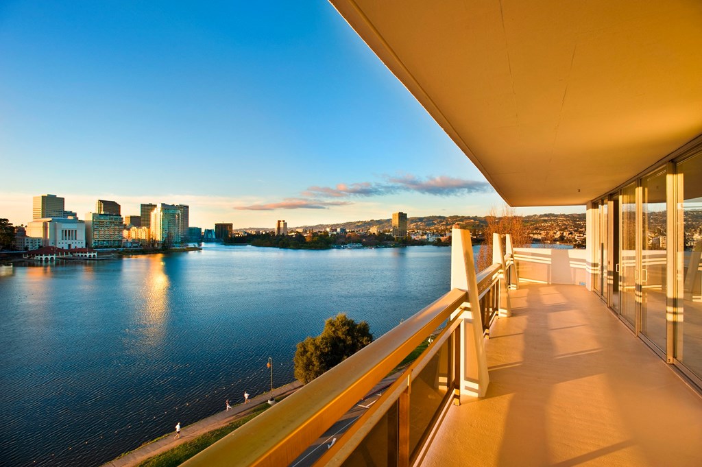 Balcony overlooking  Lake Merritt  at 1200 Lakeshore, California, 94606