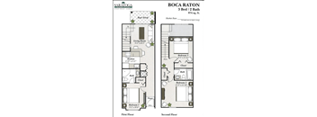 Boca Raton Floor Plan at Saratoga Resort Villa Apartments, Kissimmee, FL
