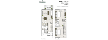Key Largo Floor Plan  at Saratoga Resort Villa Apartments, Kissimmee, FL