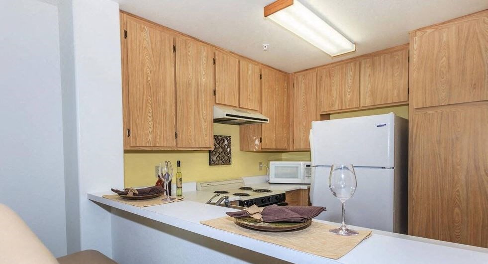 Kitchen cabinets at Loma Linda Springs, Loma Linda, 92354