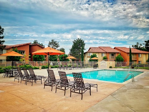 swimming pool at Riverview Springs, Oceanside, CA, 92058