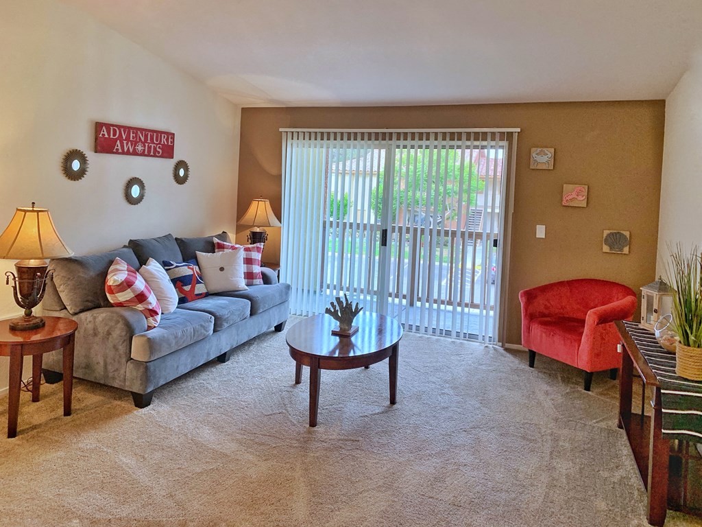 Living Room at Riverview Springs, Oceanside, 92058