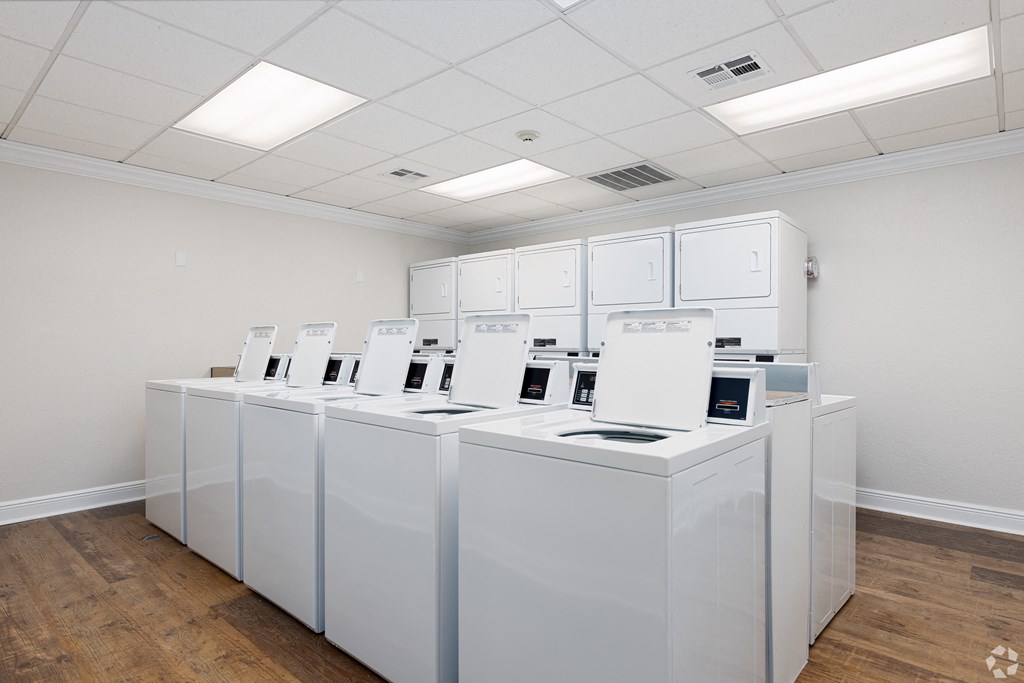laundry room at Saratoga Resort Villa Apartments, Florida