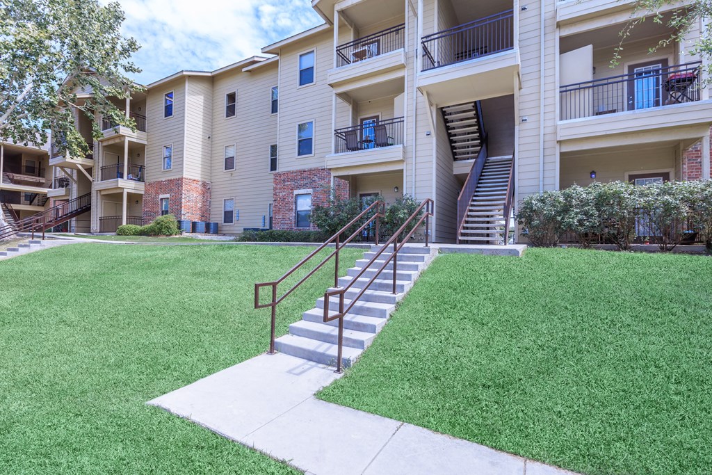 our apartments have a spacious yards at The Villages at Lost Creek, San Antonio, 78247