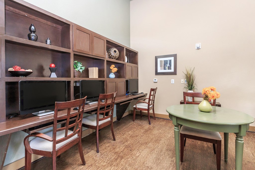 Business center at The Villages at Lost Creek, Texas