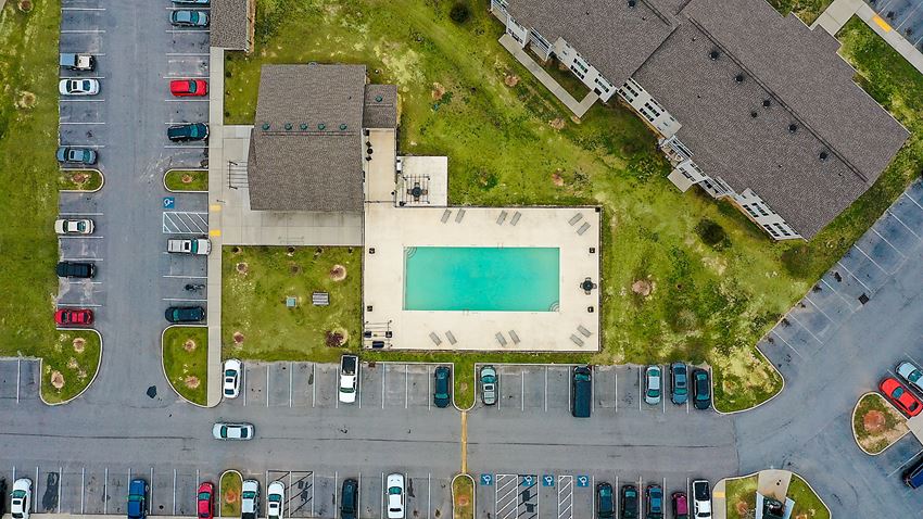 Aerial Aerial at Benson Estates Apartments, Georgia - Photo Gallery