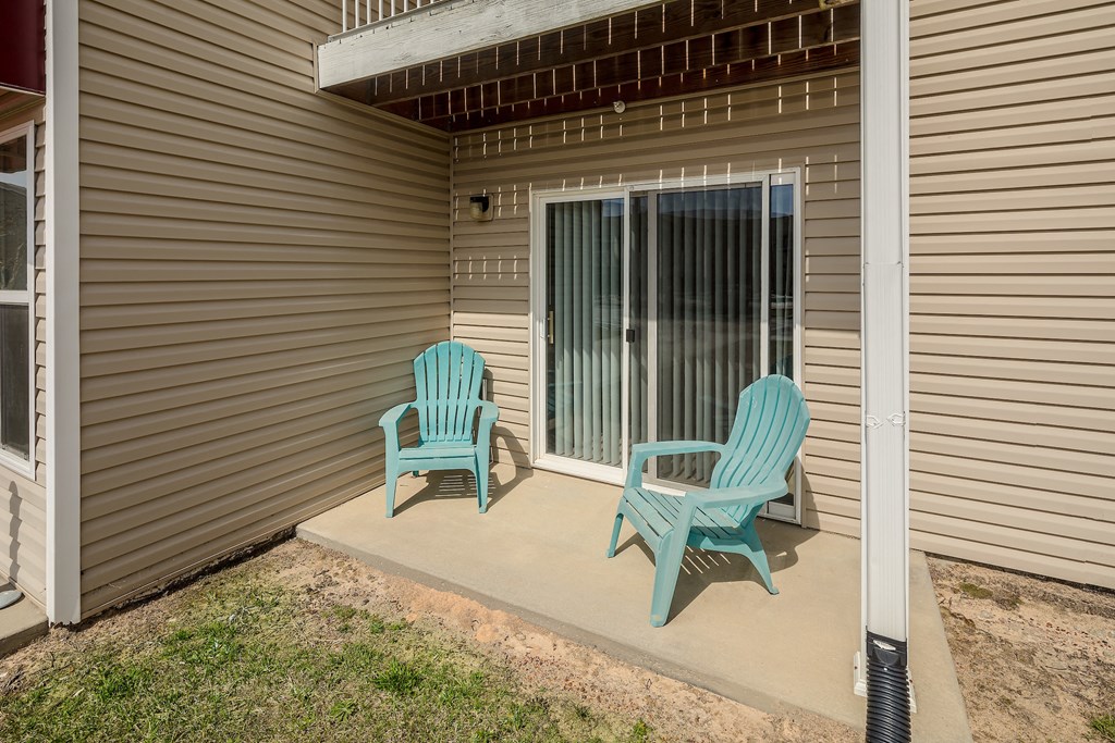 Porch  at Benson Estates Apartments, Georgia, 30815