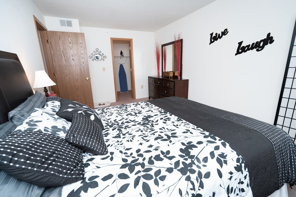 Bedroom at Boggan Estates Apartments in Tupelo, MS