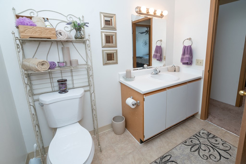 Bathroom at Crosswait Estates in Angola, IN