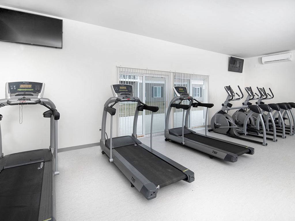 Cardio Machines In Gym at Gray Estates Apartments, MRD Conventional, St Clair MI 48079