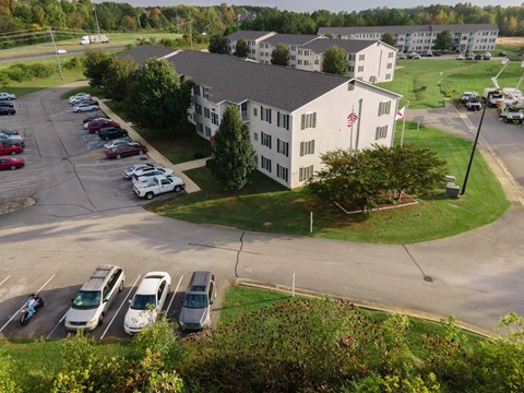 Aerial View at Higgins Estates Apartments, Athens, AL