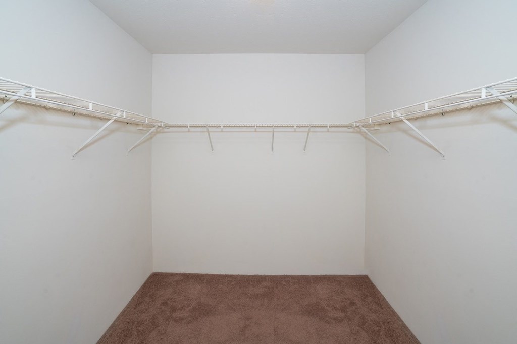 Master bedroom closet  at Hornbrook Estates Apartments, Evansville, 47715