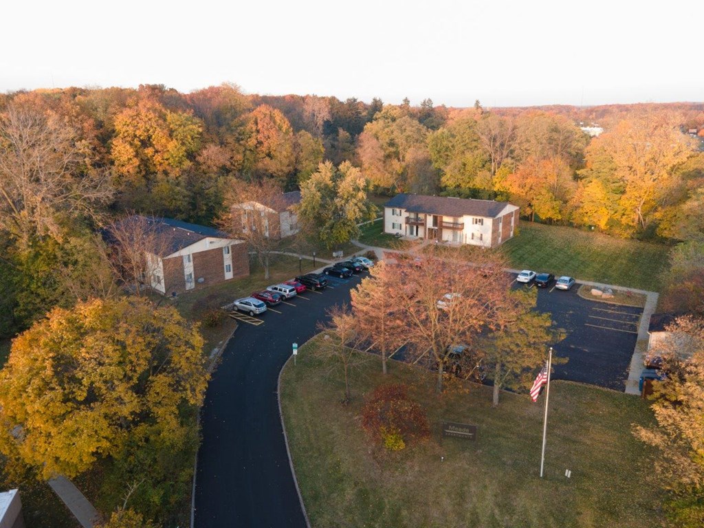 Aerial 901 E. Michigan, Marshall, MI 49068