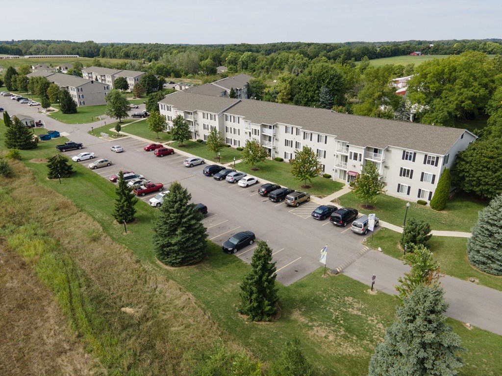 Welcoming Property Sign at Nelson Estates Apartments,1815 Raleigh Ave, Kendallville, IN 46755