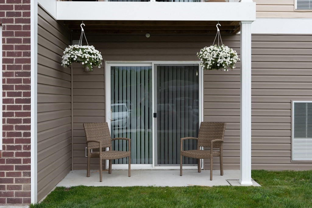 Balcony And Patio at Miles Apartments, Fort Gratiot Twp, MI, 48059