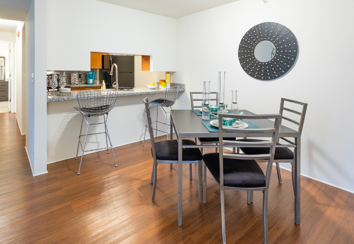 Phase 1 Dining Area at Bell Estates Apartments, Dundee, MI