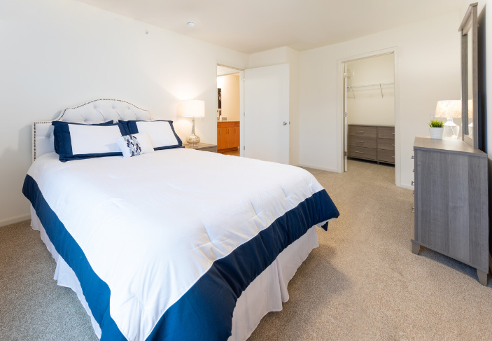 Master Bedroom at Bell Estates Apartments, Michigan